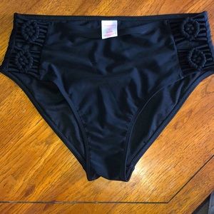Women’s large Xhilaration black bikini bottoms